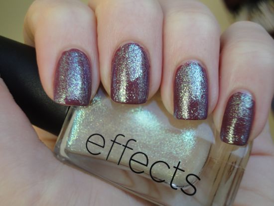 Essie Angora Cardi w/ CND Teal Sparkle Essie Angora Cardi w/ CND Teal Sparkle