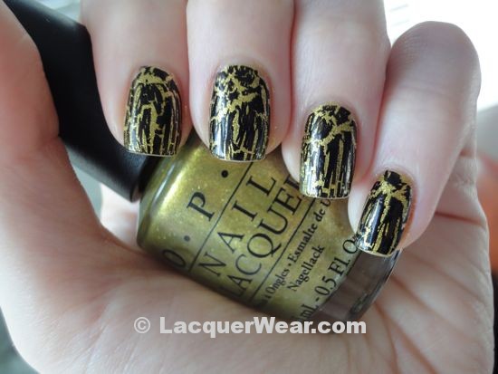 OPI Simply Smash-ing w/ Black Shatter OPI Simply Smash-ing w/ Black Shatter