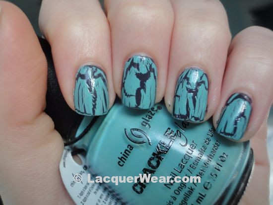 Zoya Kelly w/ China Glaze Crushed Candy Zoya Kelly w/ China Glaze Crushed Candy