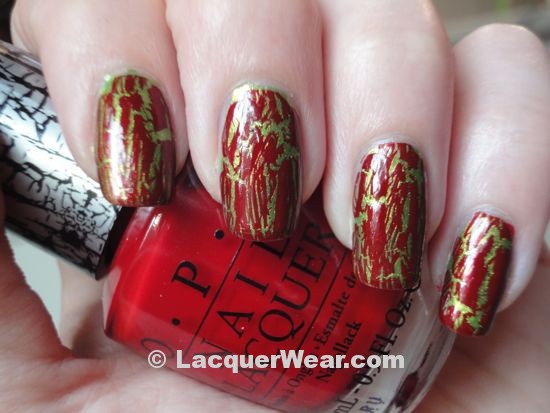 China Glaze Cha Cha Cha, Red Shatter China Glaze Cha Cha Cha, Red Shatter