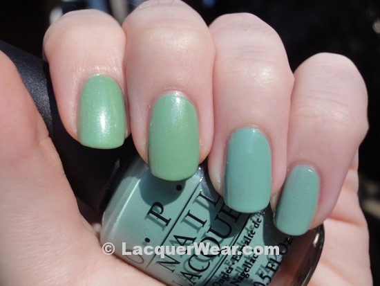 Dior Waterlily, OPI Mermaid's Tears Dior Waterlily, OPI Mermaid's Tears